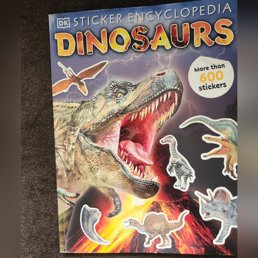 Sticker Encyclopedia Dinosaur Book